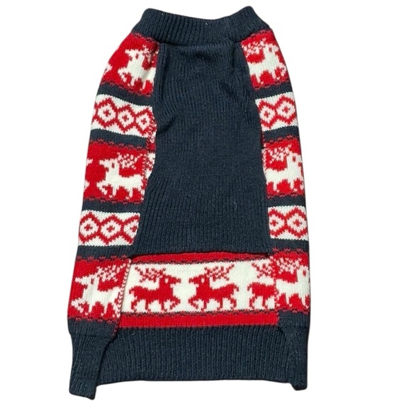Cozy Knit Reindeer Dog Sweater - Picture 5 of 6